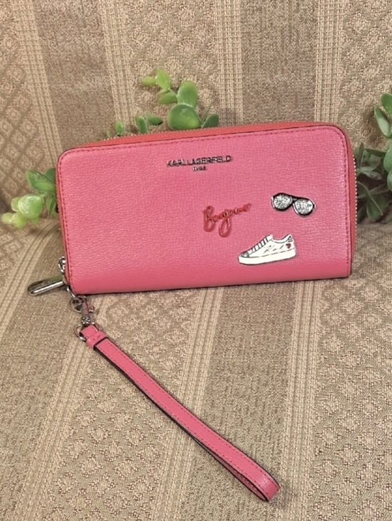 Karl Lagerfeld Handbags - Karl Lagerfeld Paris Zip Around Wristlet Wallet